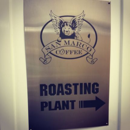 roasting plant sign