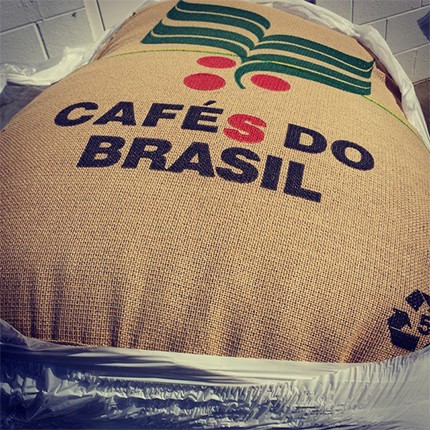 brazil green coffee bag